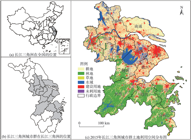 长江三角洲城市群热环境安全格局及土地利用变化影响