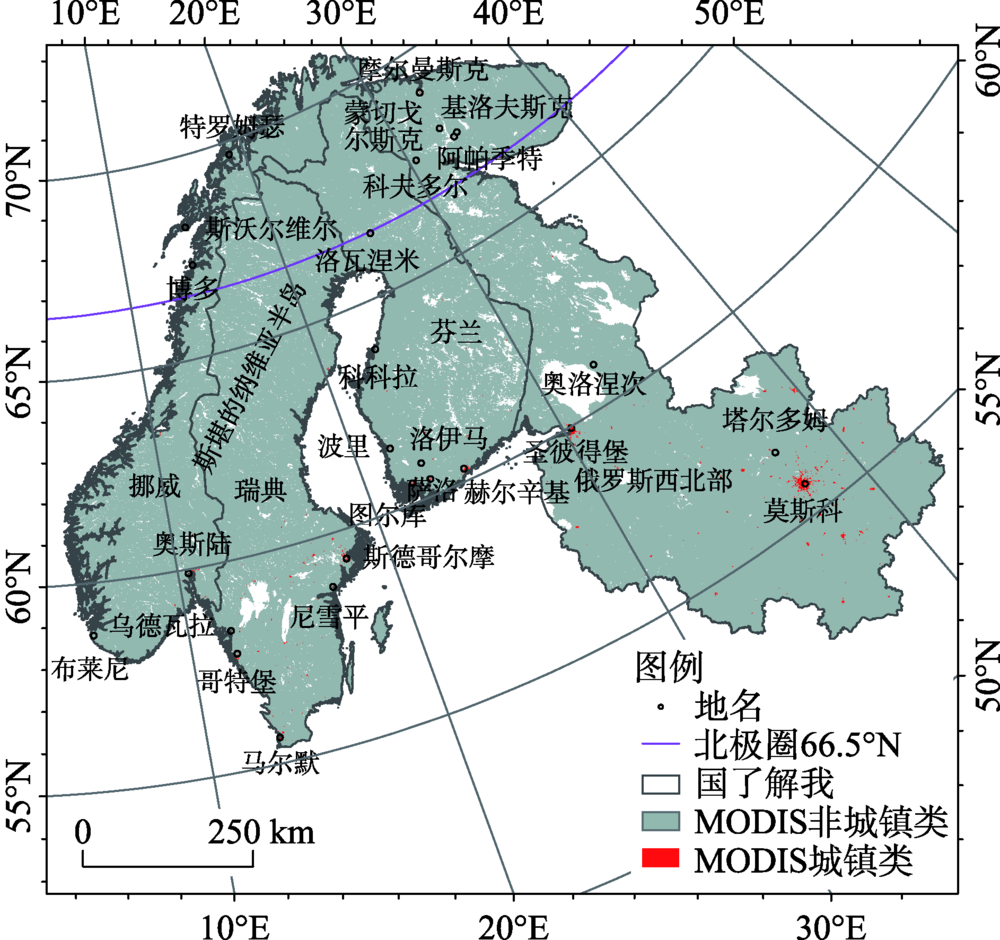 斯堪的纳维亚半岛及周边地区城镇发展适宜性评价