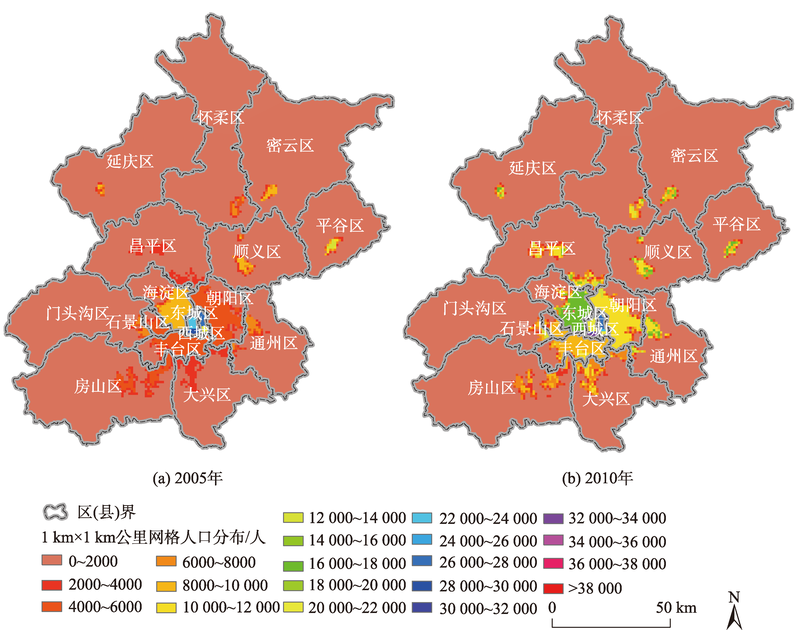 Simulation and Projection of the Spatial Pattern of the Population in