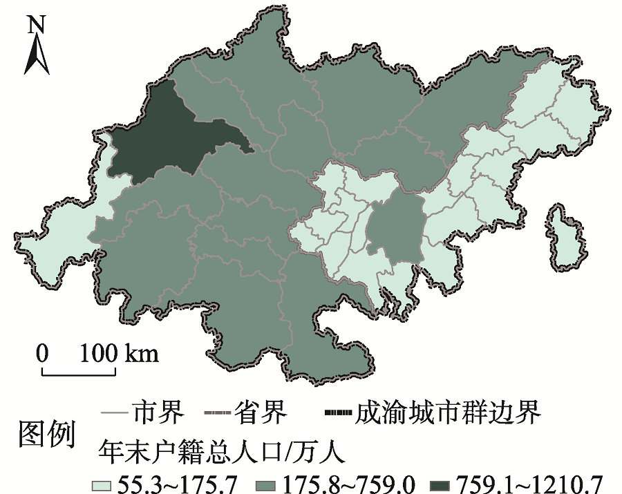 Spatial Structure and Population Flow Analysis in ChengduChongqing